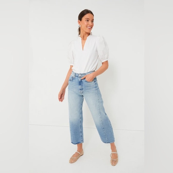 Tuckernuck Hyacinth House White Ruffle Leigh Top Size XXL - Picture 6 of 8